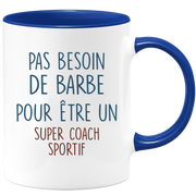 Mug pas besoin de barbe pour être un super Coach Sportif
