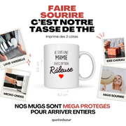 quotedazur - Mug Je Suis Une Mamie Avec Option Râleuse - Cadeau Idéal Pour Mamie - Cadeau Personnalisé Pour Femme - Cadeau Original Pour Anniversaire Ou Noël