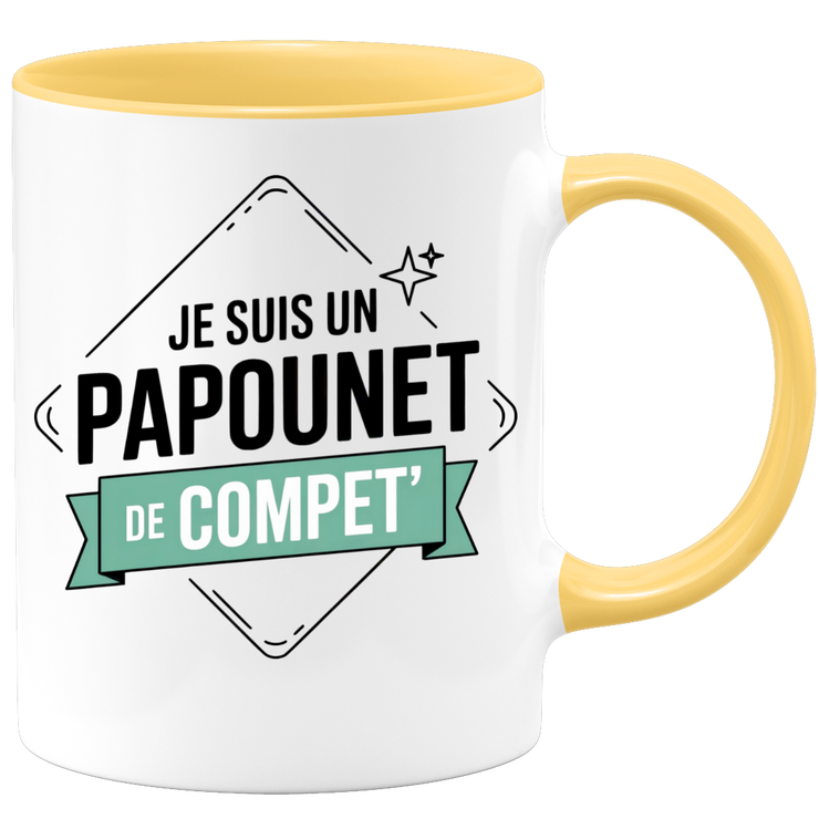 Mug je suis un papounet de compet