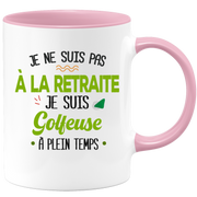 quotedazur - Mug Retraite Je Suis Golfeuse - Cadeau Humour Sport - Idée Cadeau Retraite Original Golf - Tasse Golfeuse - Départ Retraite Anniversaire Ou Noël