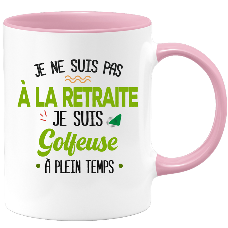 quotedazur - Mug Retraite Je Suis Golfeuse - Cadeau Humour Sport - Idée Cadeau Retraite Original Golf - Tasse Golfeuse - Départ Retraite Anniversaire Ou Noël