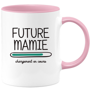Mug cup birth announcement future grandmother 2022