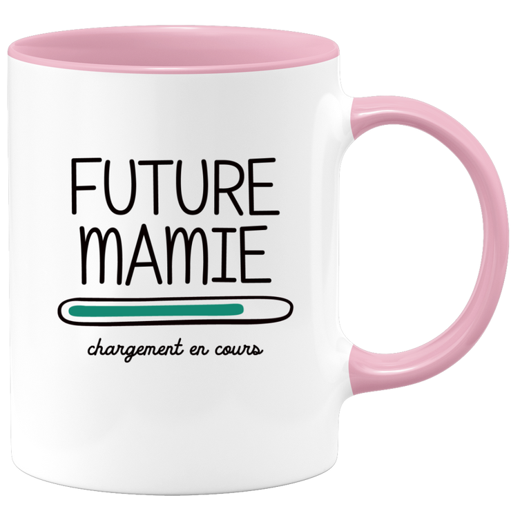 Mug cup birth announcement future grandmother 2022