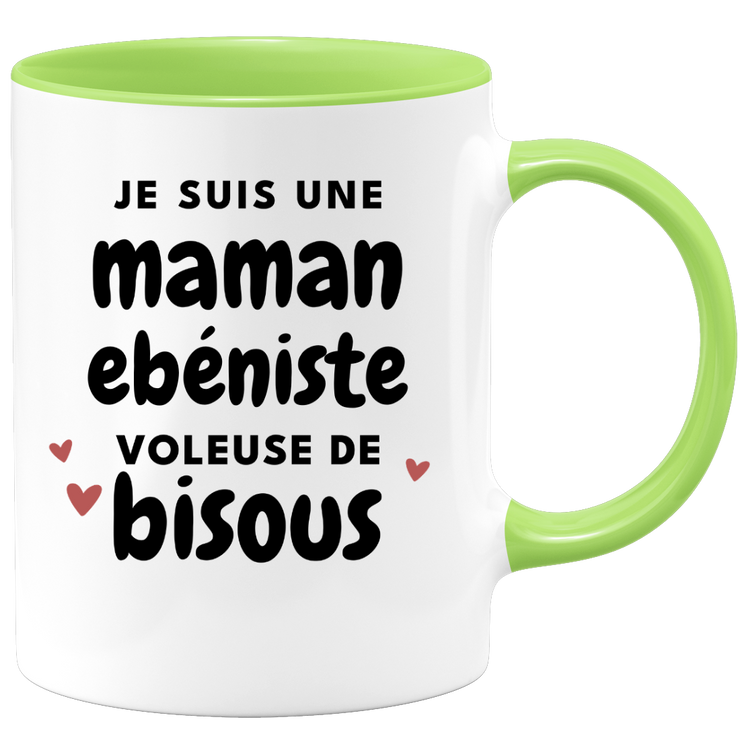 quotedazur - Mug I Am A Cabinetmaker Mum Thief Of Kisses - Original Mother's Day Gift - Gift Idea For Mom Birthday - Gift For Future Mom Birth