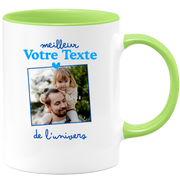 Mug photo personnalisée meilleur de l'univers pour homme - Métier famille prénom couple parent