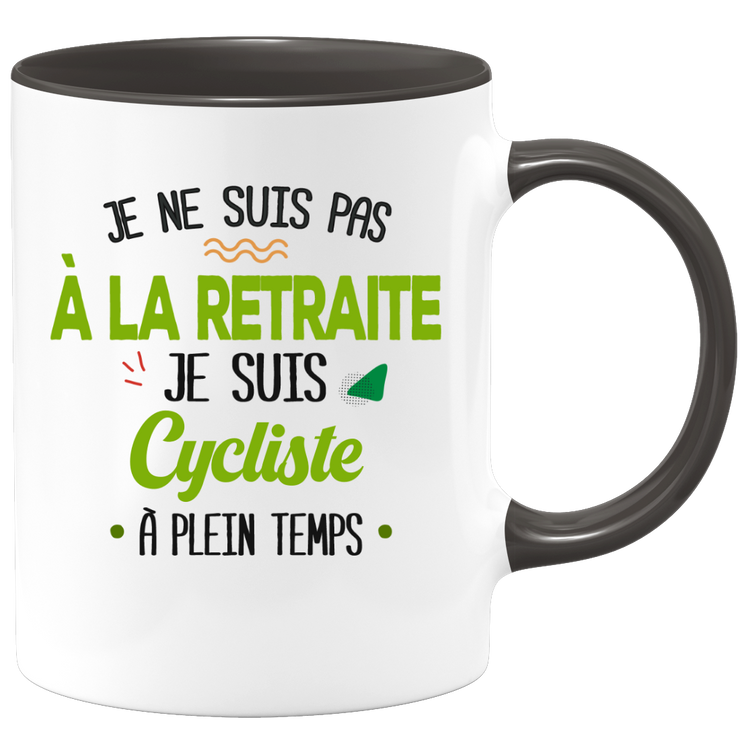 quotedazur - Mug Retraite Je Suis Cycliste - Cadeau Humour Sport - Idée Cadeau Retraite Original Vélo - Tasse Cycliste - Départ Retraite Anniversaire Ou Noël