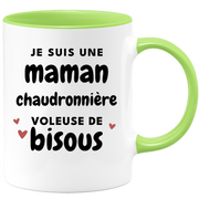 quotedazur - Mug Je Suis Une Maman Chaudronnière Voleuse De Bisous - Cadeau Fête Des Mères Original - Idée Cadeau Pour Anniversaire Maman - Cadeau Pour Future Maman Naissance