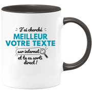 Mug personnalisable homme J'ai cherché Meilleur sur Internet - Métier Passion Sport