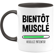 Muscle soon mug please wait - sport bodybuilding humor gift
