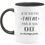 Chef gift mug - I'm not perfect but I'm a chef - Valentine's Day Anniversary Gift Man Love Couple