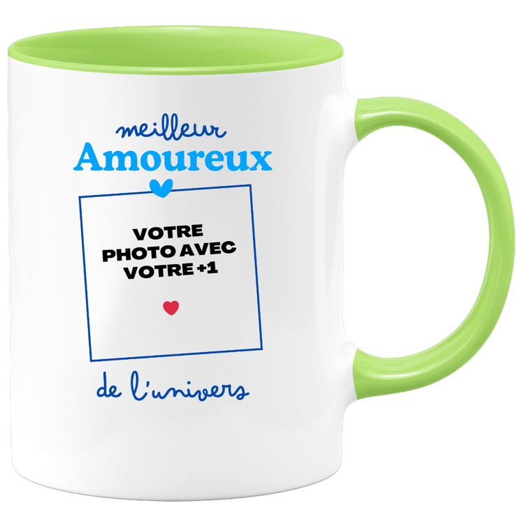 Mug Meilleur Amoureux de l'univers - Mug personnalisé avec photo couple