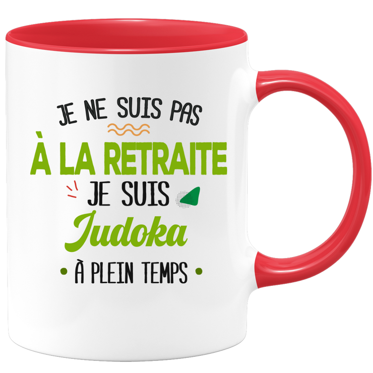 quotedazur - Mug Retraite Je Suis Judoka - Cadeau Humour Sport - Idée Cadeau Retraite Original Judo - Tasse Judoka - Départ Retraite Anniversaire Ou Noël