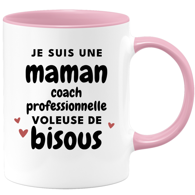 quotedazur - Mug I'm A Professional Coach Mom Thief Of Kisses - Original Mother's Day Gift - Gift Idea For Mom Birthday - Gift For Future Mom Birth