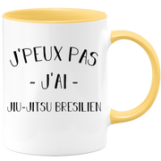 quotedazur - Mug Je Peux Pas J'ai Jiu jitsu bresilien - Cadeau Humour Sport - Idée Cadeau Original - Tasse Jiu jitsu bresilien - Idéal Pour Anniversaire Ou Noël
