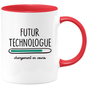 quotedazur - Mug Futur Technologue Chargement En Cours - Cadeau Humour Métier Travail  - Idée Cadeau Technologue Pot De Départ Chef Mutation - Tasse Cadeau Noël Bureau