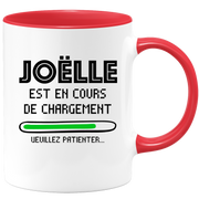 quotedazur - Mug Joëlle Est En Cours De Chargement Veuillez Patienter - Cadeau Joëlle Prénom Femme Personnalisé - Cadeau Annniversaire Noël Adolescent Collègue