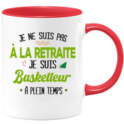 quotedazur - Mug Retraite Je Suis Basketteur - Cadeau Humour Sport - Idée Cadeau Retraite Original Basket-Ball - Tasse Basketteur - Départ Retraite Anniversaire Ou Noël