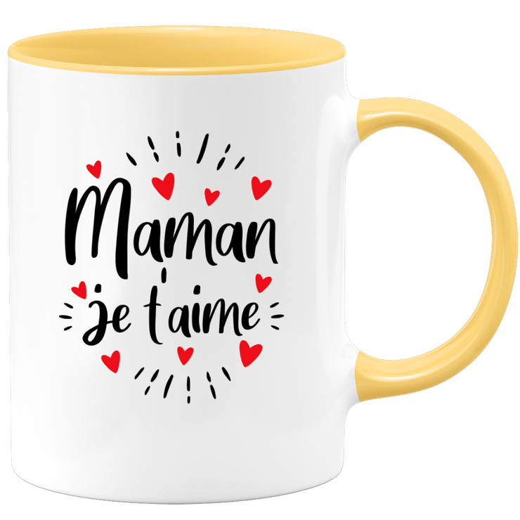 quotedazur - I Love You Mom Mug - Original Mom Gift - Gift Idea For Mom Birthday - Gift For Young Or Future Mom Following A Birth