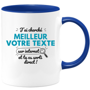 Mug personnalisable homme J'ai cherché Meilleur sur Internet - Métier Passion Sport