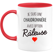 quotedazur - Mug Je Suis Une Chaudronnière Avec Option Râleuse - Cadeau Idéal Pour Chaudronnière - Cadeau Personnalisé Pour Femme - Cadeau Original Pour Anniversaire Ou Noël