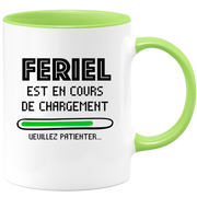 quotedazur - Mug Feriel Est En Cours De Chargement Veuillez Patienter - Cadeau Feriel Prénom Femme Personnalisé - Cadeau Annniversaire Noël Adolescent Collègue