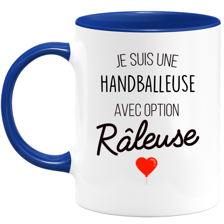 mug I'm a handball player with rause option