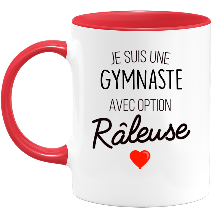 mug i am a gymnast with option rause