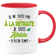 quotedazur - Mug Retraite Je Suis Athlète - Cadeau Humour Sport - Idée Cadeau Retraite Original Athlétisme - Tasse Athlète - Départ Retraite Anniversaire Ou Noël