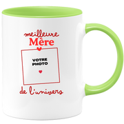 Mug Meilleure Mère de l'univers - Mug personnalisé avec photo famille