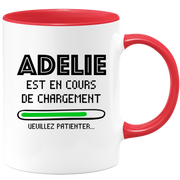 quotedazur - Mug Adelie Est En Cours De Chargement Veuillez Patienter - Cadeau Adelie Prénom Femme Personnalisé - Cadeau Annniversaire Noël Adolescent Collègue