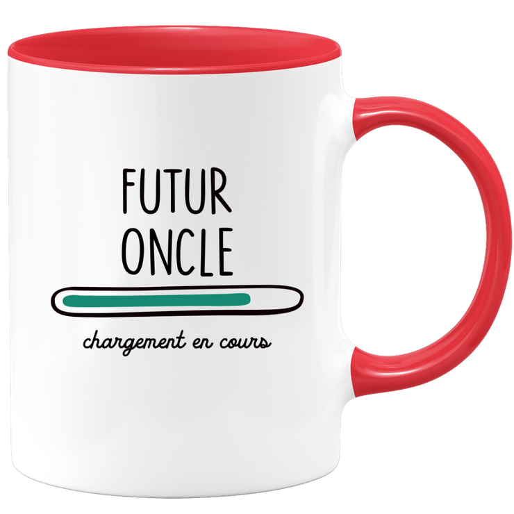 quotedazur - Mug Futur Oncle, Idée Cadeau Familial, Annonce Naissance, Baby Shower, Noël