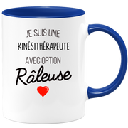 quotedazur - Mug Je Suis Une Kinésithérapeute Avec Option Râleuse - Cadeau Idéal Pour Kinésithérapeute - Cadeau Personnalisé Pour Femme - Cadeau Original Pour Anniversaire Ou Noël