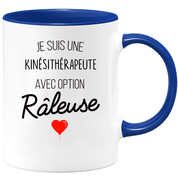 quotedazur - Mug Je Suis Une Kinésithérapeute Avec Option Râleuse - Cadeau Idéal Pour Kinésithérapeute - Cadeau Personnalisé Pour Femme - Cadeau Original Pour Anniversaire Ou Noël