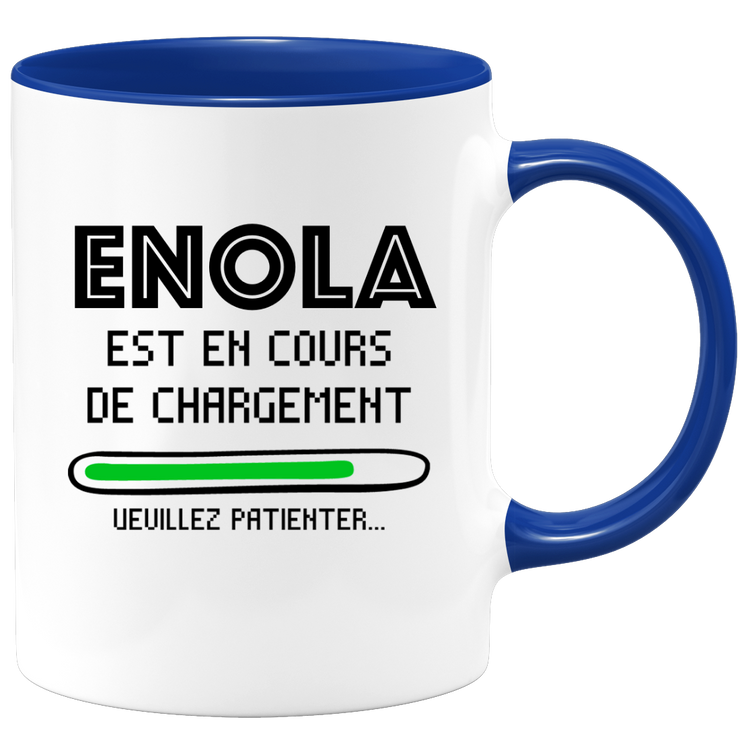 Enola Mug Is Loading Please Wait - Personalized Enola Women's First Name Gift