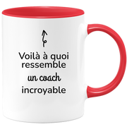 quotedazur - Mug Voilà à Quoi Ressemble Un Coach Incroyable - Cadeau Coach - Idée Cadeau Anniversaire - Idée Pour Une Attention Originale Coach