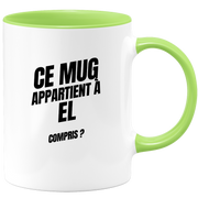 Mug Ce mug appartient à El, compris ?