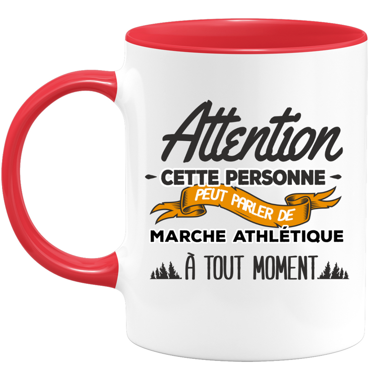 quotedazur - Mug This Person Can Talk About Athletic Walking At Any Time - Sport Humor Gift - Original Gift Idea - Athletic Walking Mug - Birthday Or Christmas