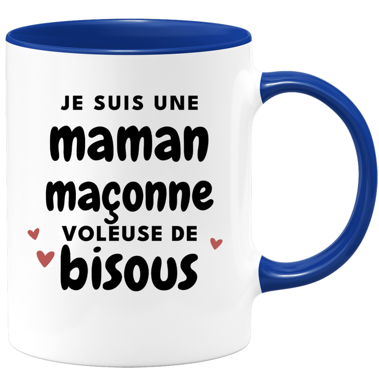 quotedazur - Mug I'm a kiss-stealing mason mom - Original Mother's Day gift - Gift idea for mom's birthday - Gift for mother-to-be birth
