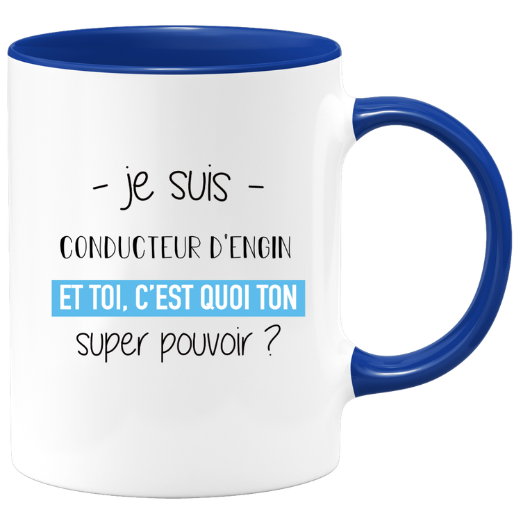 Super power gear driver mug - funny humor gear driver man gift ideal for birthday
