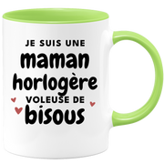 quotedazur - Mug I'm A Watchmaker Mom Thief Of Kisses - Original Mother's Day Gift - Gift Idea For Mom Birthday - Gift For Future Mom Birth