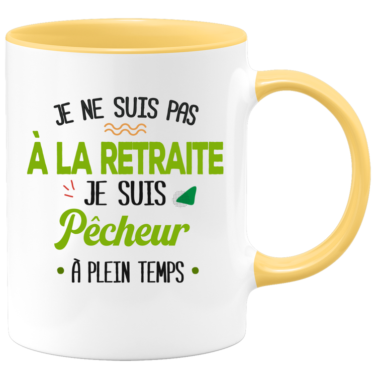 quotedazur - Mug Retraite Je Suis Pêcheur - Cadeau Humour Sport - Idée Cadeau Retraite Original Pêche - Tasse Pêcheur - Départ Retraite Anniversaire Ou Noël