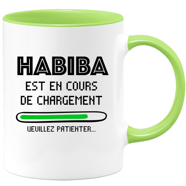 Habiba Mug Is Loading Please Wait - Personalized Habiba First Name Woman Gift
