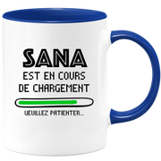 quotedazur - Mug Sana Est En Cours De Chargement Veuillez Patienter - Cadeau Sana Prénom Femme Personnalisé - Cadeau Annniversaire Noël Adolescent Collègue