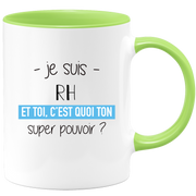 Mug rh super power - funny humor rh man gift ideal for birthday