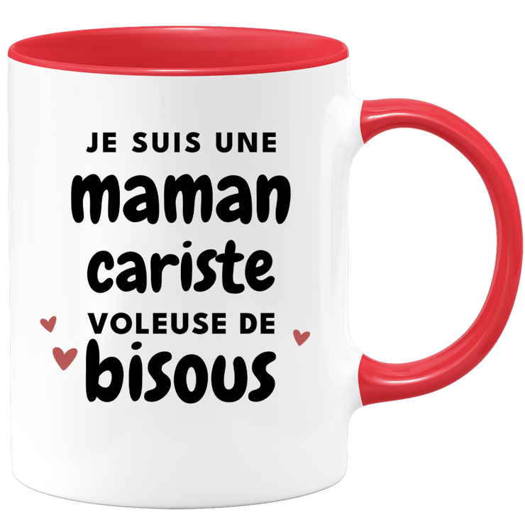 quotedazur - Mug I'm a kiss-stealing mom - Original Mother's Day Gift - Gift Idea For Mom's Birthday - Gift For Future Mom Birth