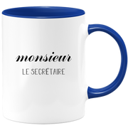 quotedazur - Mug Monsieur Le Secretaire - Cadeau Humour Métier Travail  - Idée Cadeau Secretaire Pot De Départ Chef Mutation - Tasse Cadeau Retraite Noël Au Bureau