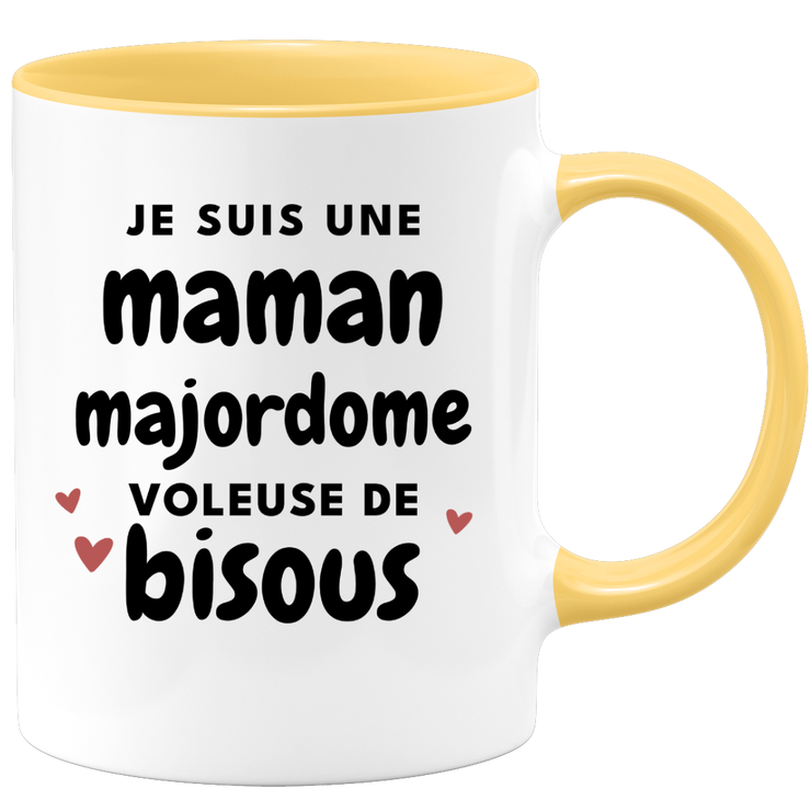 quotedazur - Mug I'm a kiss-stealing butler mom - Original Mother's Day gift - Gift idea for mom's birthday - Gift for future mom birth