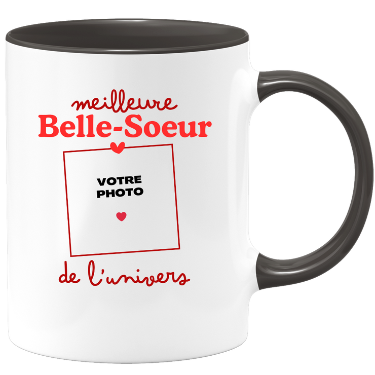 Mug Meilleure Belle-soeur de l'univers - Mug personnalisé avec photo famille