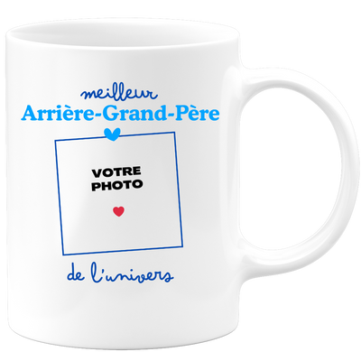 Mug Meilleur Arrière-grand-père de l'univers - Mug personnalisé avec photo famille