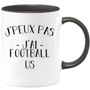 quotedazur - Mug Je Peux Pas J'ai Football us - Cadeau Humour Sport - Idée Cadeau Original - Tasse Football us - Idéal Pour Anniversaire Ou Noël